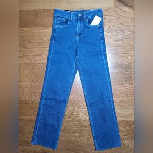 H&M Divided Straight High Waist Ankle Jeans Size 2 NWT